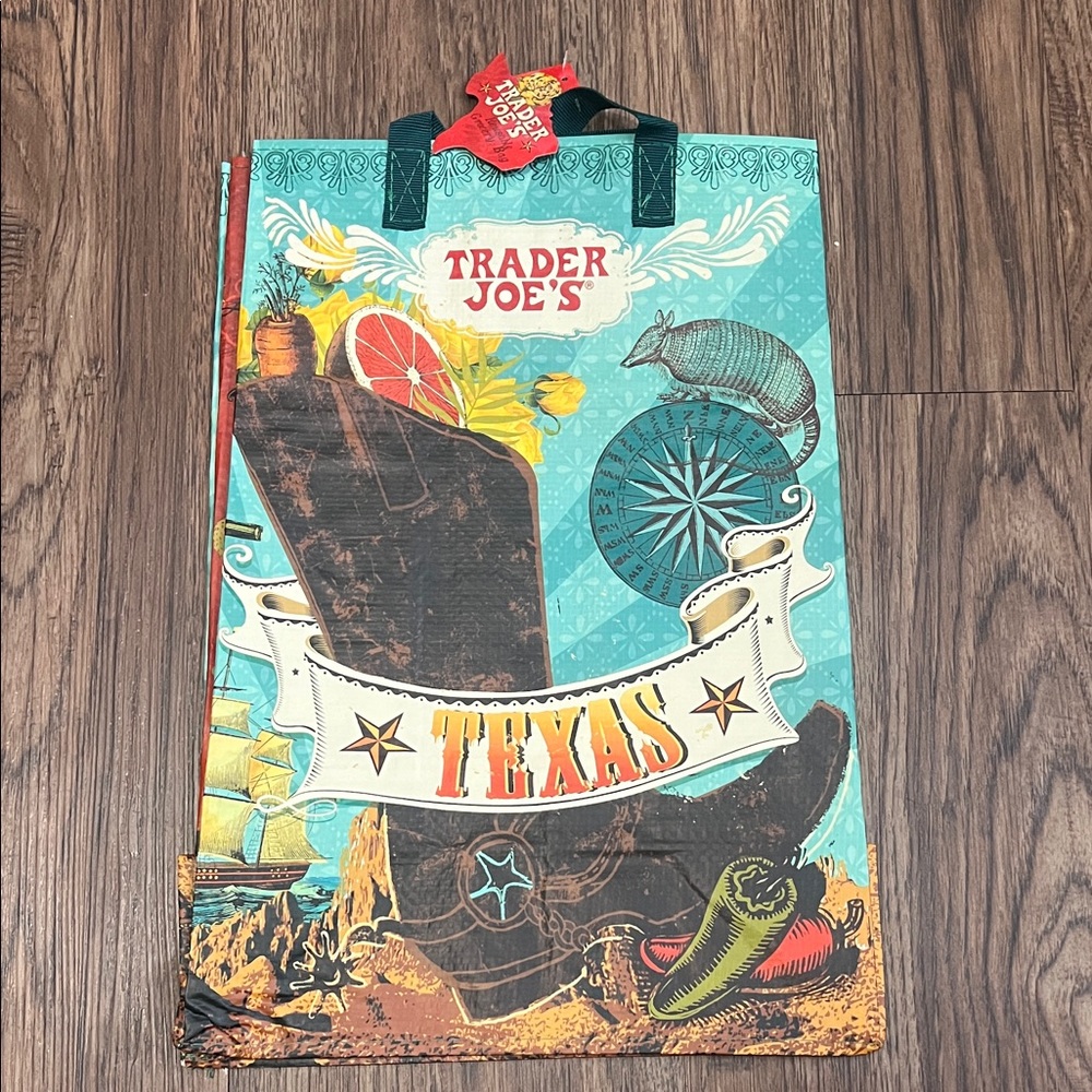 Trader Joe's TEXAS Mystery Bag Reusable Tote Bag